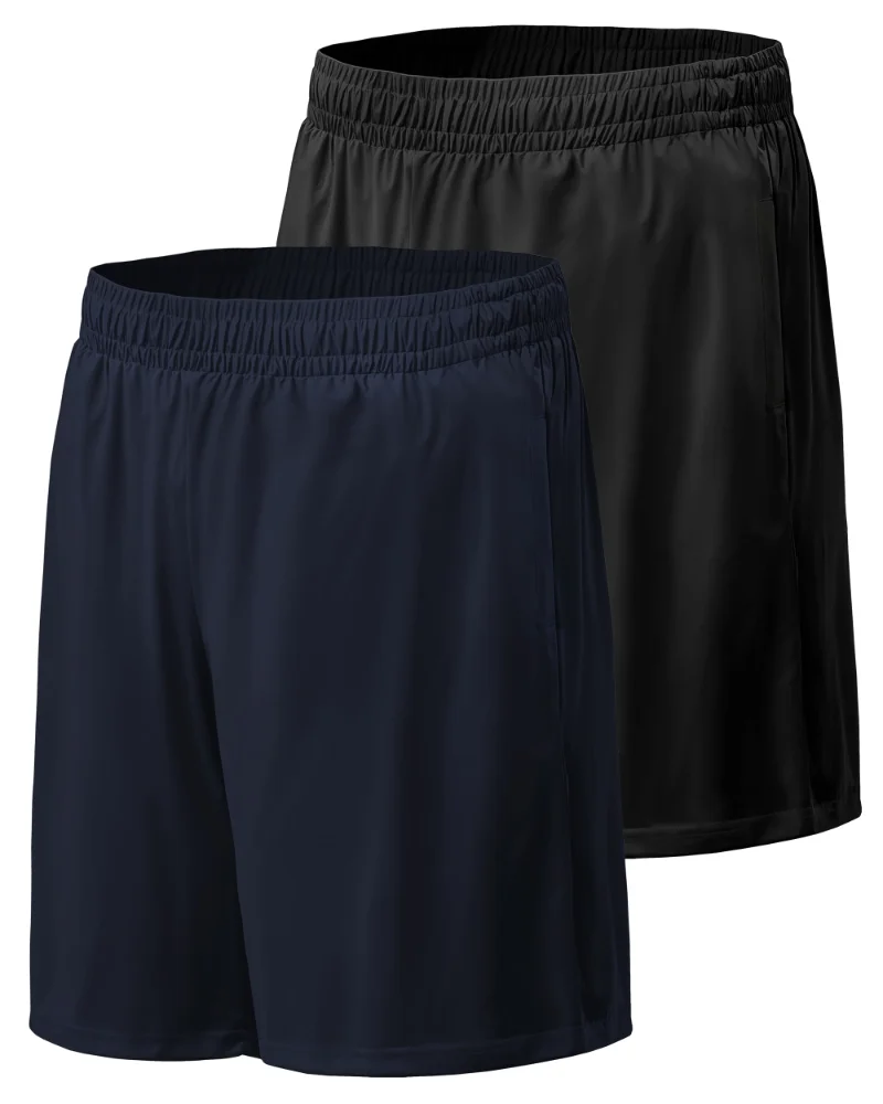 DRSKIN 10-inch Athletic Shorts, 2-pack