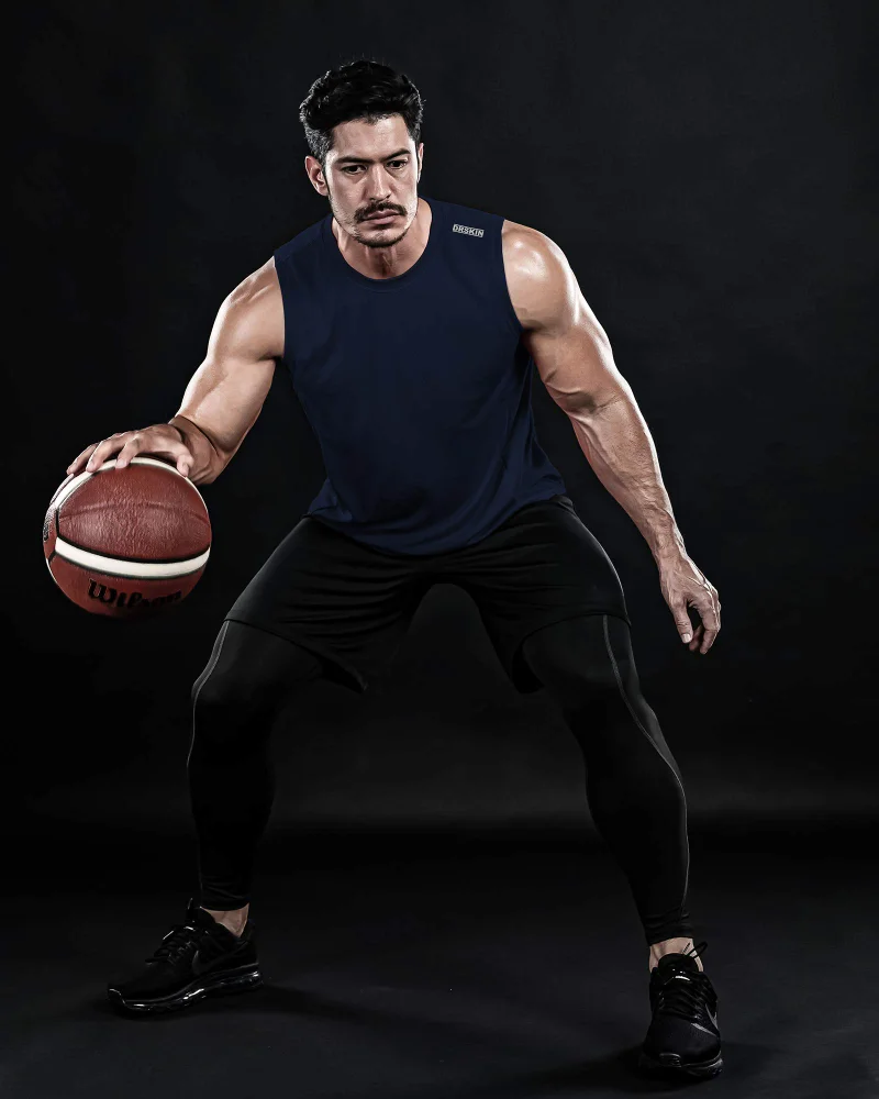 DRSKIN Mesh Sleeveless Base Layer, 4-pack, view 3