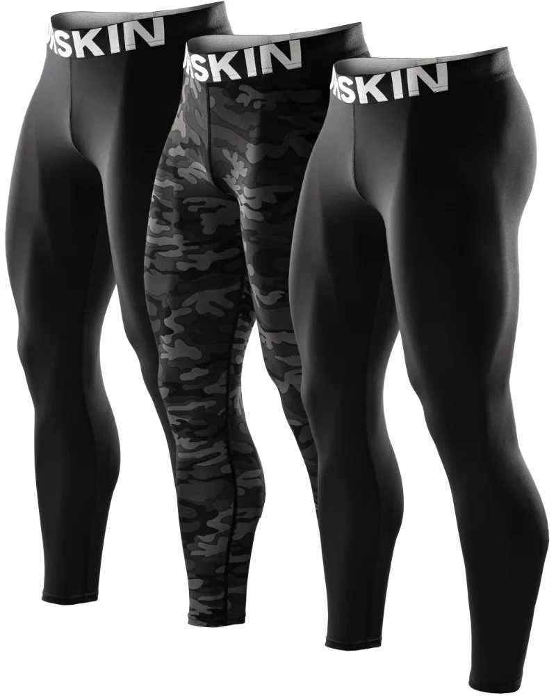 DRSKIN Quick-Dry Compression Tights, 3-pack